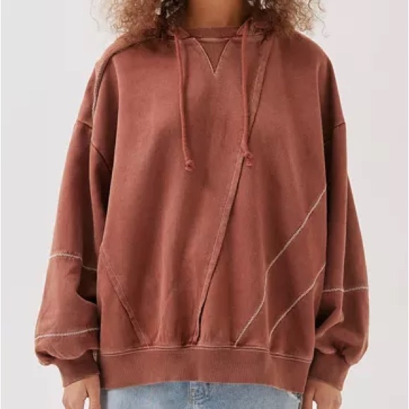 uo bdg saga spliced seam hoodie - Picture 4 of 7